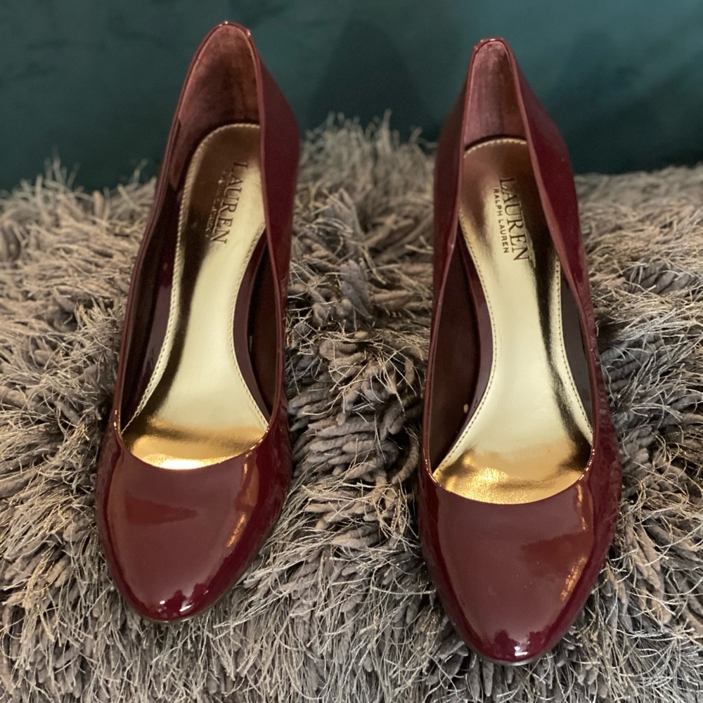 NWOB Ralph Lauren Stack Heels